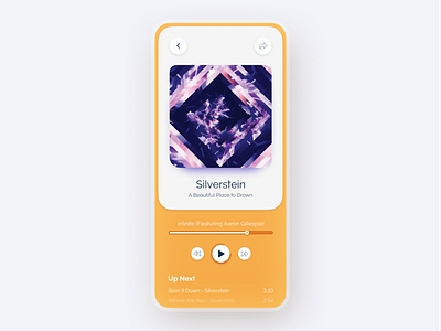 Music Player App UI album album art music music app music player ui ui design uidesign uiux