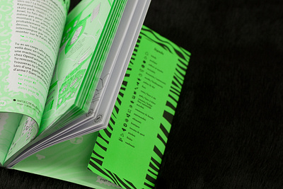 Sainté Safari – city guide book book cover city guide edition editorial design editorial layout fluo fluorescent france guide guidebook pattern saint etienne zebra