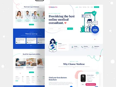 Healthcare Website Homepage UI Design V1 consultancy consultant consultation consulting devignedge healthcare landing design landing page landing page design medical medical app medical care medical design medicare mhmanik02 web ui webdeisgn webdesign website websites