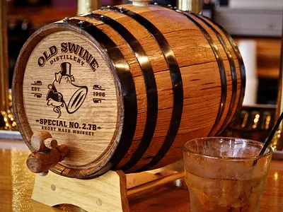 Snort Barrel branding design vector