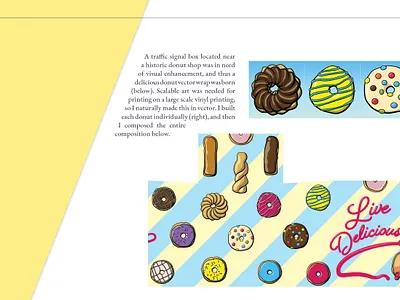 Live Deliciously illustration vector