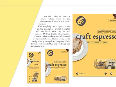 craft espresso design logo typography ui web