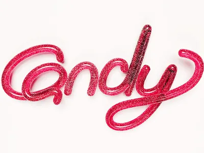 3D Typography 3d art 3d illustration calligraphy candy design typography webshocker