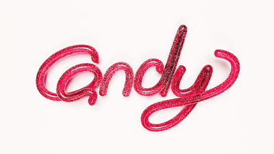 3D Typography 3d art 3d illustration calligraphy candy design typography webshocker