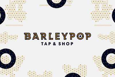 Barleypop - Branding art beer branding design icon illustration logo vector