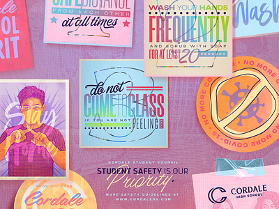 stay home ad banner canva covid design high school poster student council