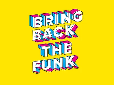 Funk1 3d design 3d lettering design lettering typography vector