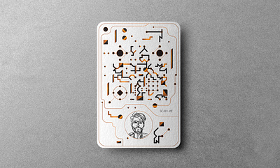 QR Card branding cards design logotype productdesign qr qr code design qrcode silver vcard