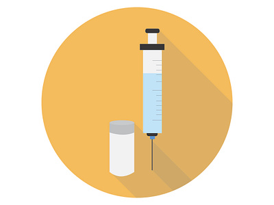 Syringe Vaccines art coronavirus design flat graphic design health icon illustration injection medical medicine syringe vaccination vaccine virus