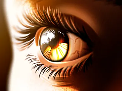 Eye Artwork art artwork colors concept art design eye illustration lighting