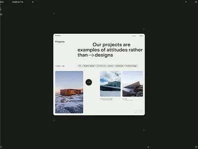 SNØHETTA / RDSGNC architecture clean design flat layout minimal page tablet ui ux