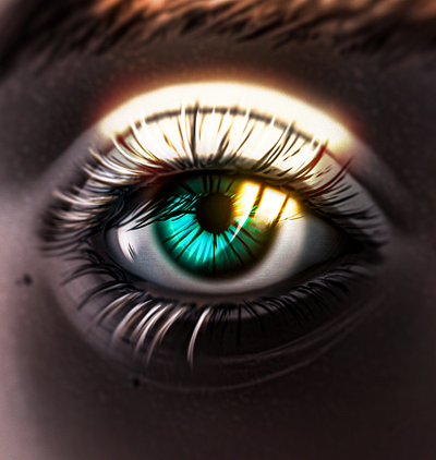 Eye Artwork art artwork colors concept art concept design design illustration lighting