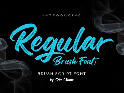 Regular Brush - Handwritten brush font branding brush font fonts handlettering lettering logo logo type script font signature font typography