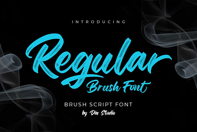 Regular Brush - Handwritten brush font branding brush font fonts handlettering lettering logo logo type script font signature font typography