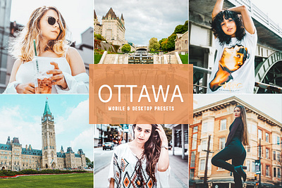 Free Ottawa Mobile & Desktop Lightroom Presets branding design design art desktop design download dribbble dribbble best shot free freebie illustration lightroom presets mobile photography presets ui ux wedding presets