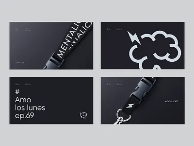 Mentalicast - Brand Style A.02 branding concept design layout logo