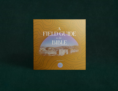 Field Guide to the Bible Pod cover bible branding design field guide pod art podcast podcast art texture topography