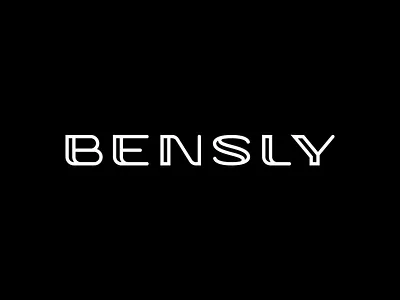 Bensly 2022 Wordmark Update apparel b brand branding clothing fashion iconic identity lettermark logo logotype men minimalist monogram type typography underwear wordmark