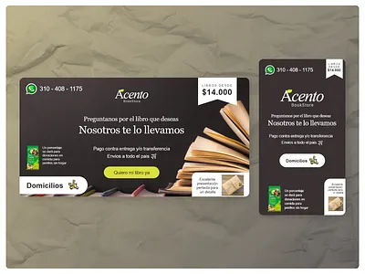 Acento branding design logo mobile ui ux web