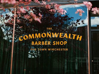 The Commonwealth Barber Shop - Branding & Website barber shop brand identity branding brutalist company branding graphic design logo merchandise minimalist web design wordpress