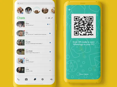 Whatsapp UI Re-design app branding design facebook minimal socialmedia uiux ui ux uxdesign uxui whatsapp whatsapp redesign