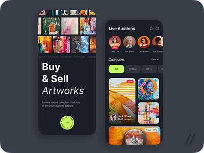 Online Auction App android android app animation app app interaction art auction broadcasts design interaction interface ios ios mobile mobile motion online sell ui uiux ux