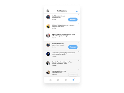 48 Notifications daily ui dailyui dailyuichallenge notification notification center notifications