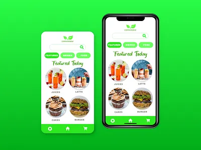 Daily UI #43 Food/Drink Menu adobe xd app design minimal mobile app ui