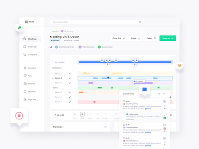 🎙️🤗 MeetPolka app call clean dashboard dashboard ui design flat landing simple ui ux zoom