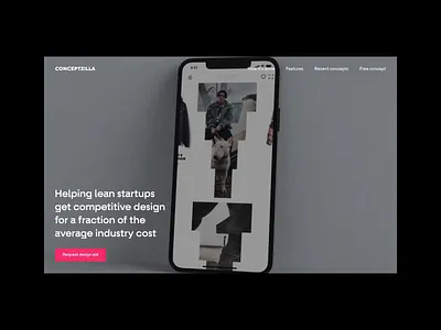 Conceptzilla Website Animation adobe after effects animated illustration animation design interaction interface motion motion design motion graphics shakuro transition ui user interface ux web web design website website design