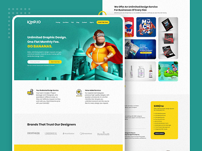 Kimp.io | Website Redesign adobe adobephotoshop adobexd agency branding concept design photoshop redesign redesign concept responsive ui website website concept website design