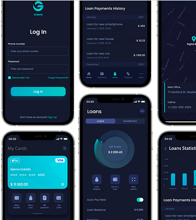 G Bank UX\UI Design design ui ux