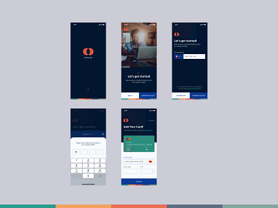 Mobile Onboarding Flow onboarding ui register signup walkthrough