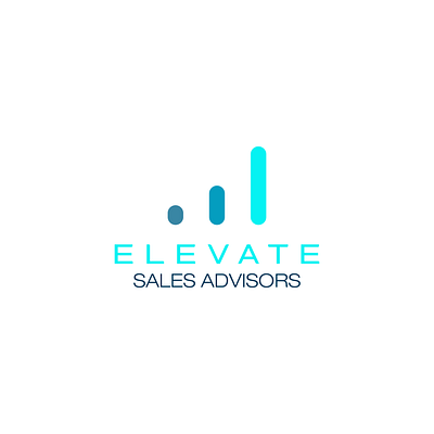 Elevate Sales Advisors6 design logo vector