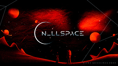 Nullspace, videogame Brand identity branding design graphic design illustration logo typography vector