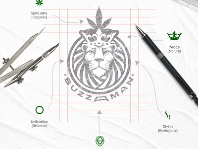 Buzzaman Tobaccos Ltd. brand collateral brand identity design branding design illustration lettering logo office typography vector