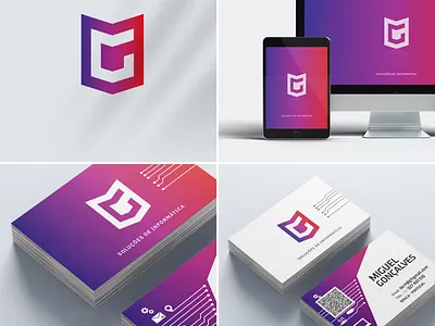 IDENTIDADE VISUAL // MIGUEL GONÇALVES branding design gráfico design gráfico illustration logo logotipo typography vector web