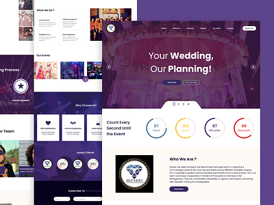 Event Management design event management ui webdesig website