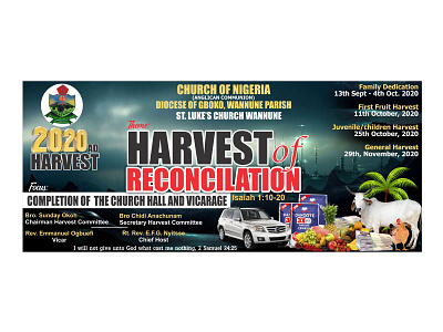 Church Harvest Banner banner harvest banner