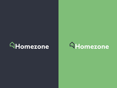 Homezone Property Surveyors Logo brand design branding home logo property property surveyor survey