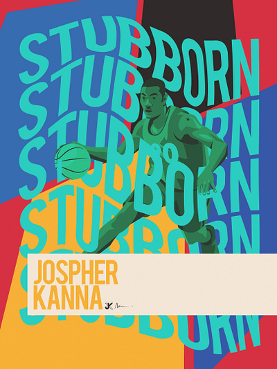 Stubborn. design flat illustration illustrator typography vector