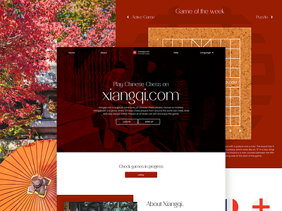 Xiangqi.com Homepage Redesign 01 blogs chess chinese clean design grid grid design grid layout landing page layout minimal typography ui ux website xiangqi xiangqi.com