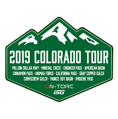 2019 Colorado Tour Sticker design illustration