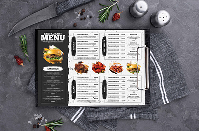 Café Food Menu Template branding design food menu design food menu template graphic design menu design menu template menubar photoshop