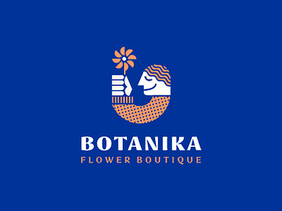 Botanika. Flower boutique boutique branding design flower flower logo logo logofolio