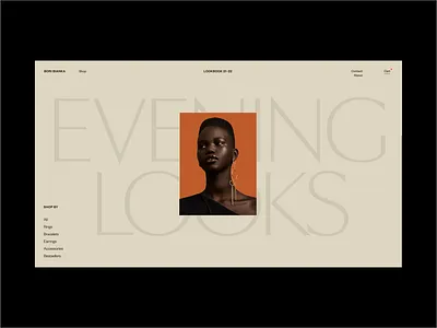 BoriBianka II - Online Shop art direction branding colour concept design ecommerce exploration fashion jewellery jewelry lookbook shop shopify styletile typography ui women