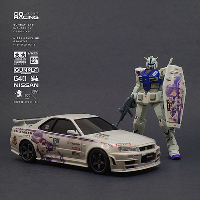 Gundam G40 - Rei Ayanami Custom car design gundam gunpla logo nissan