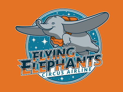 Circus Airline branding design graphic design icon illustration logo typography vector
