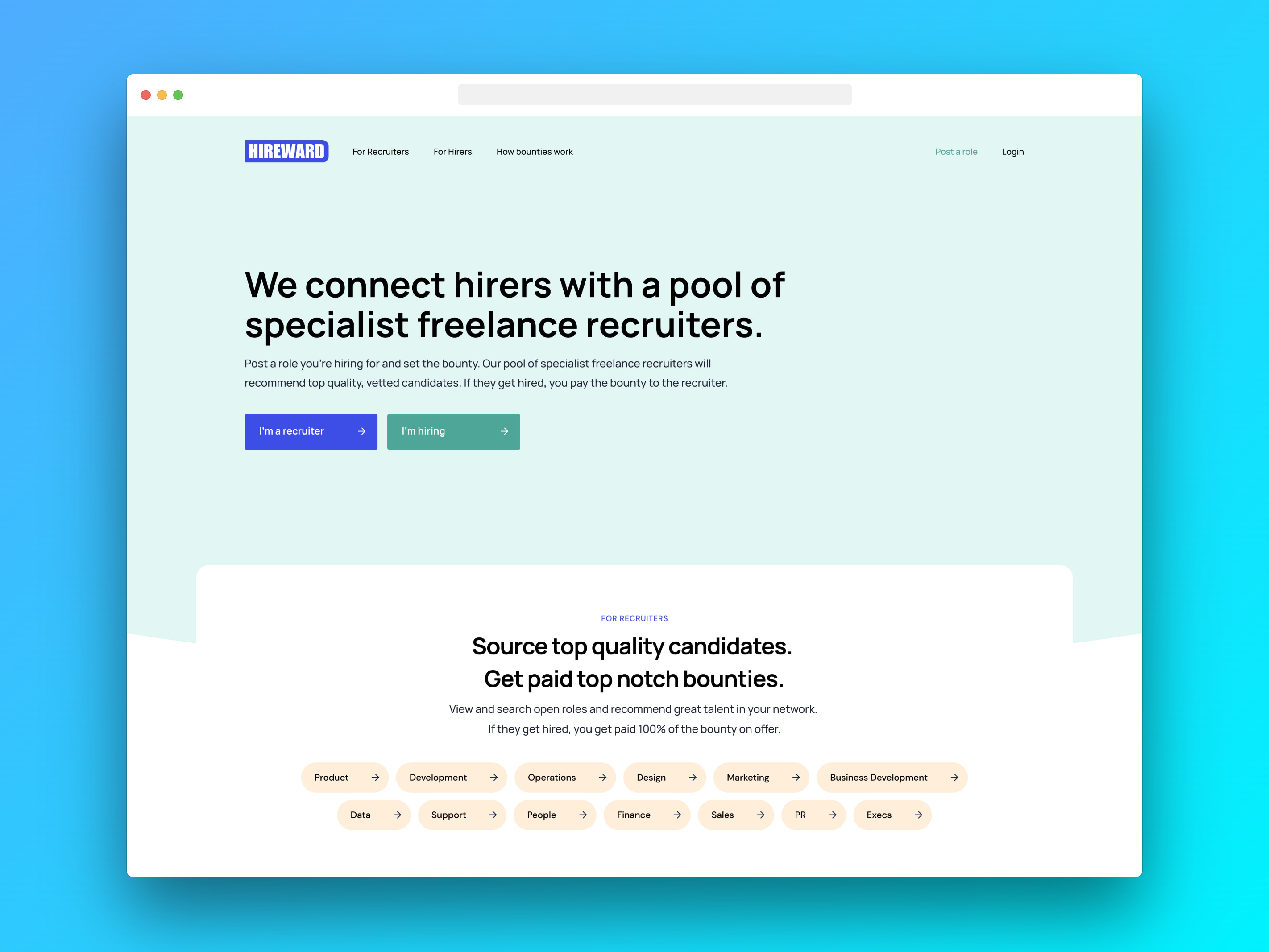 Hireward | Hiring Platform MVP