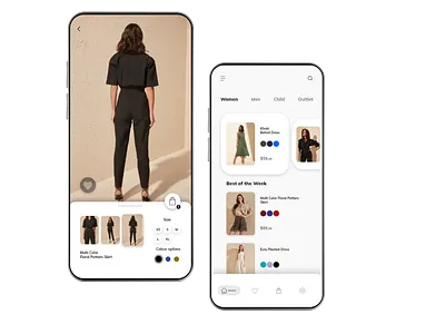 Fashion Clothing Selling Store APP Design app design typography ui ux